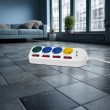 Maclean power strip, extender 4 sockets + 2xUSB, with switches, 250VAC/10A, 2.1A 5V, 1.5m, white, MCE229 W Maclean power strip, extender 4 sockets + 2xUSB, with switches, 250VAC/10A, 2.1A 5V, 1.5m, white, MCE229 W