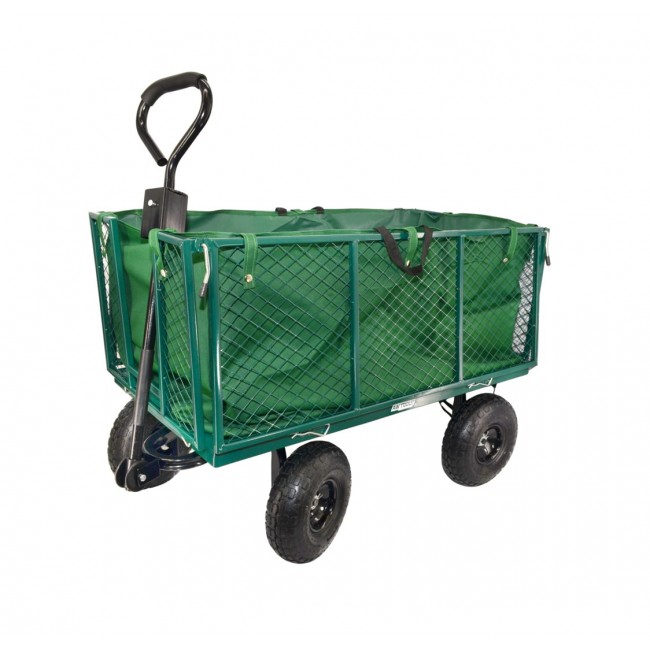 AWTOOLS W ZEK OGRODOWY TRANSPORTOWY WYSOKI Z POKROWCEM 300kg