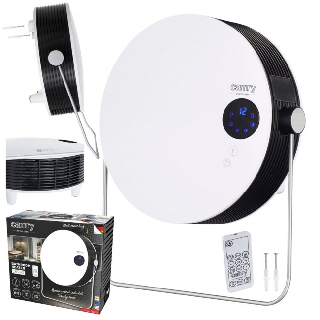Camry | CR 7747 | Bathroom heater | 2000 W | Number of power levels 2 | White | IPX 2