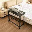 Maclean Folding Desk, Black, Mobile, 100x65 cm, max. 50 kg, Corner, L-Shaped, MC-1250 L/B