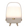 Kooduu Lite-up PLAY Mini Mono portable speaker Sand, White, Wood 8 W