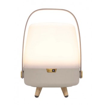 Kooduu Lite-up PLAY Mini Mono portable speaker Sand, White, Wood 8 W