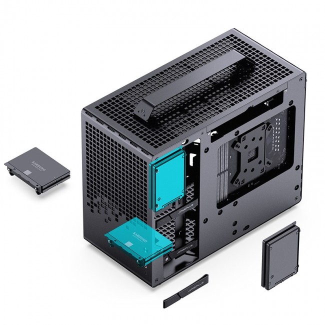 Jonsplus MATX Handle Case Z20 - black Jonsplus MATX Handle Case Z20 - black
