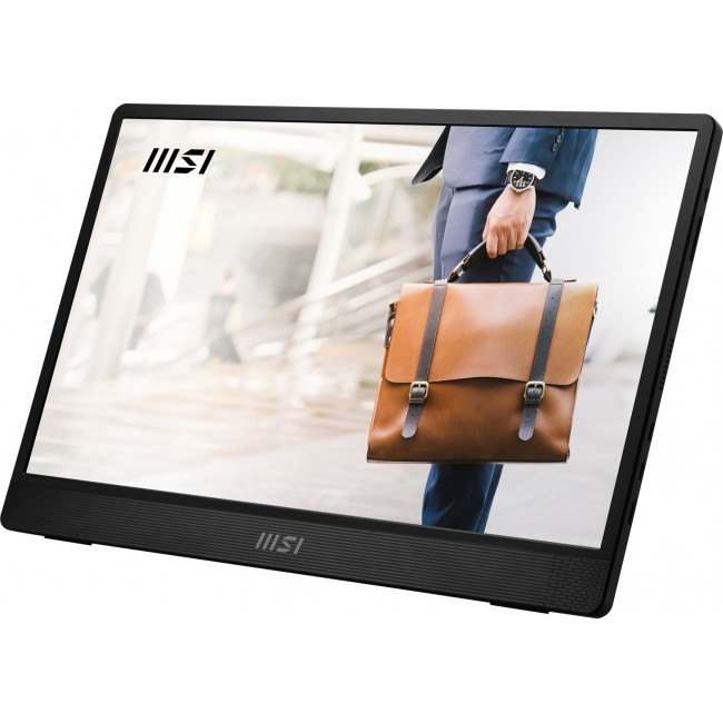 MSI PRO MP161 E2U portable TV/monitor Portable monitor Black 39.6 cm (15.6 MSI PRO MP161 E2U portable TV/monitor Portable monitor Black 39.6 cm (15.6