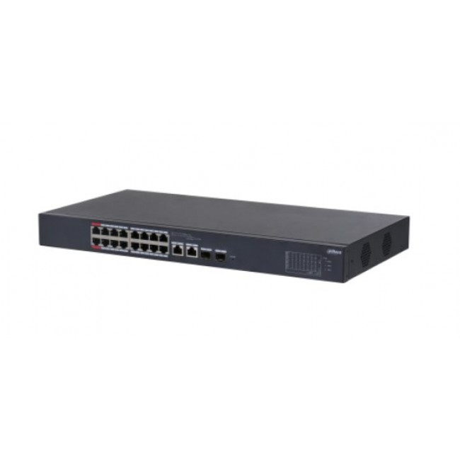 Dahua Technology DH-CS4218-16ET-135 network switch Managed L2 Gigabit Ethernet (10/100/1000) Power over Ethernet (PoE) Black