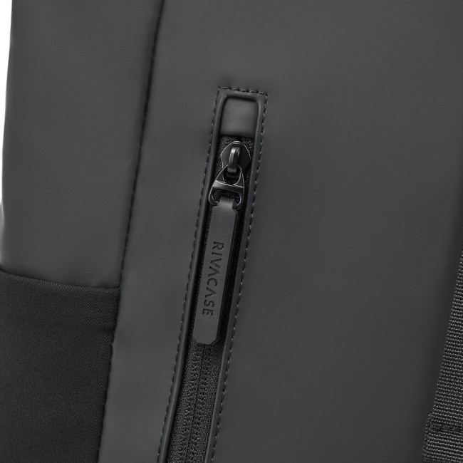 Rivacase Eden backpack Roll top backpack Black Polyester, PU leather Rivacase Eden backpack Roll top backpack Black Polyester, PU leather