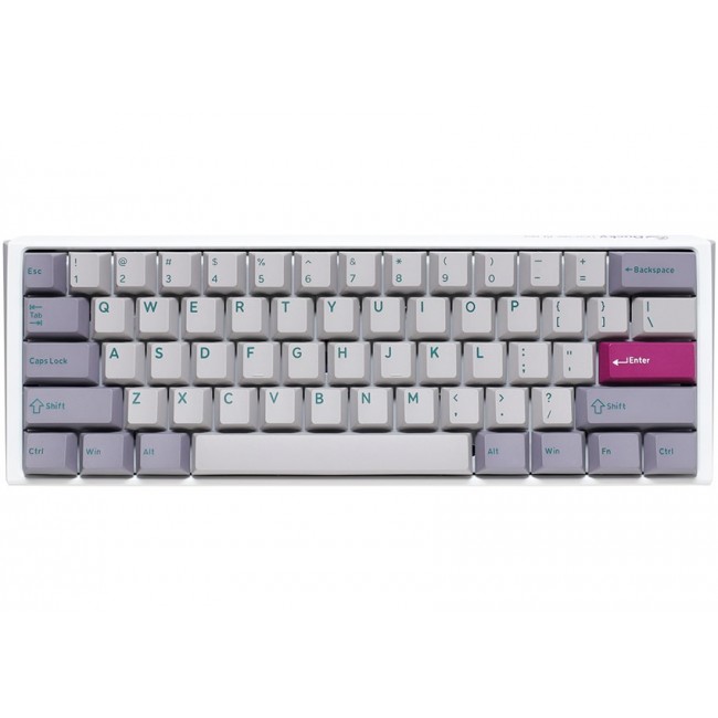 Ducky One 3 Mini Mist Grey keyboard Gaming USB German