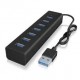 ICY BOX IB-HUB1700-U3 USB 3.2 Gen 1 (3.1 Gen 1) Type-A 5000 Mbit/s Black