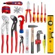 Knipex 00 21 50 S mechanics tool set 17 tools Knipex 00 21 50 S mechanics tool set 17 tools