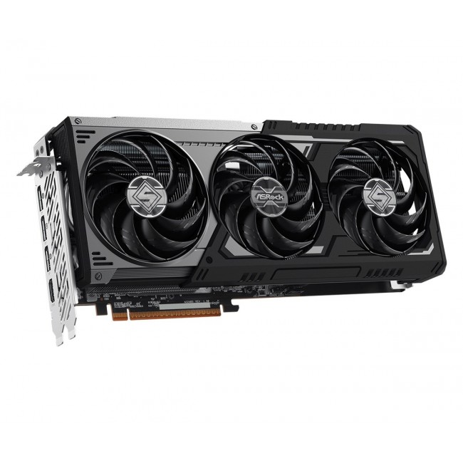 ASRock AMD Radeon RX 9070 XT Steel Legend Dark 16GB graphics card ASRock AMD Radeon RX 9070 XT Steel Legend Dark 16GB graphics card
