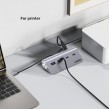 UNITEK H1337AGY01 interface hub USB 3.2 Gen 1 (3.1 Gen 1) Type-C 5000 Mbit/s Grey