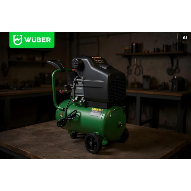 Oil-lubricated compressor 24 L W54001 WUBER