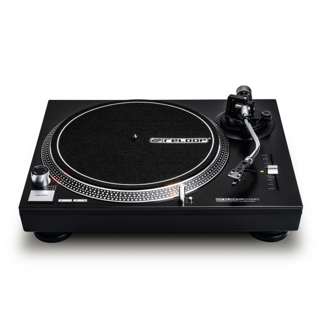 Reloop RP-2000 MK2 DJ turntable Direct drive DJ turntable Black