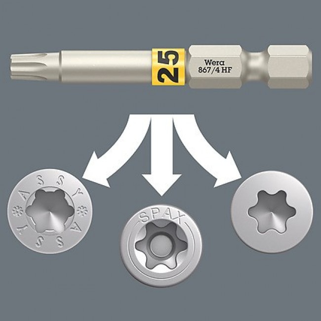 Wera 05073639001 screwdriver bit 4 pc(s)