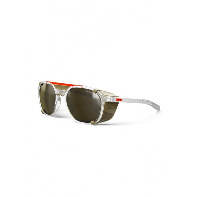 Polarized Sunglasses Julbo Slack Cover - Polarized 3+ - shiny crystal/camel