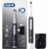 Oral-B toothbrush, white and black + cover