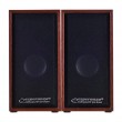Esperanza 2.0 FOLK speaker set 2.0 channels 6 W Wood