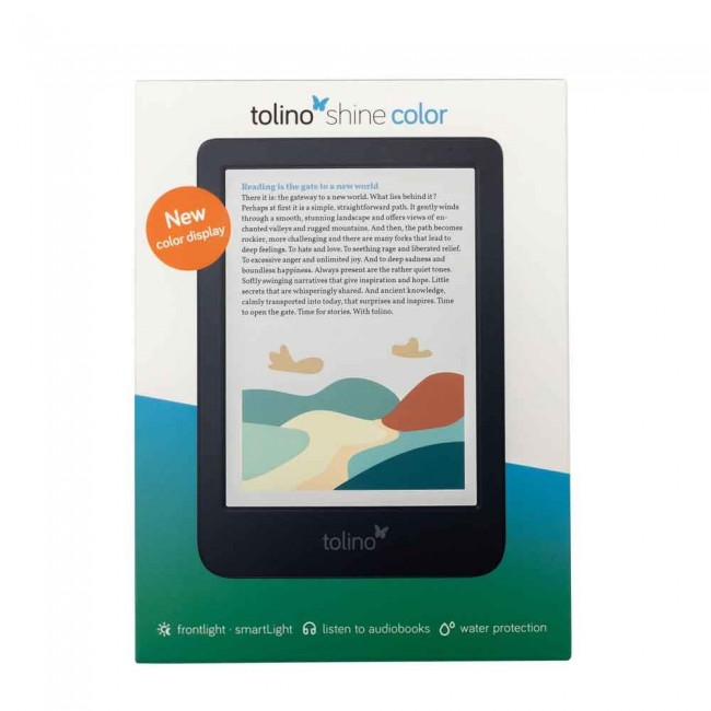 Tolino shine color e-book reader Touchscreen 16 GB Wi-Fi Black Tolino shine color e-book reader Touchscreen 16 GB Wi-Fi Black