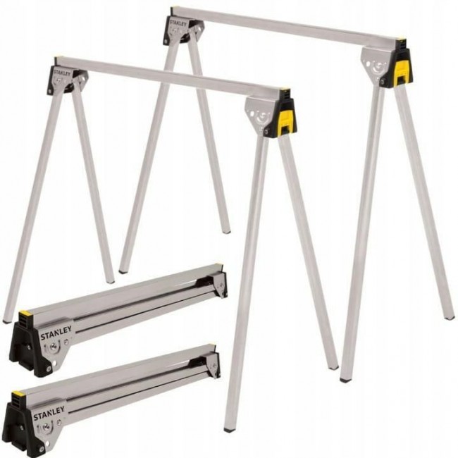 Stanley STST81337-1 sawhorse 2 pc(s) Aluminium, Steel Foldable