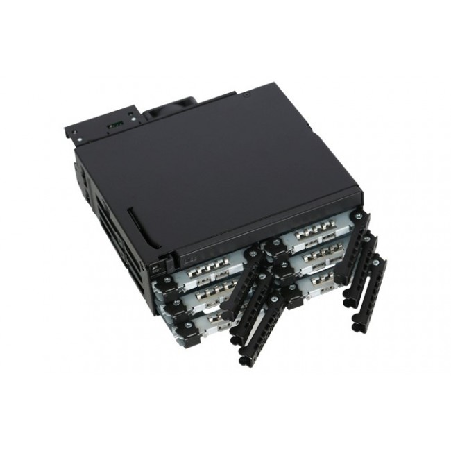 Icy Dock MB606SPO-B drive bay panel Black