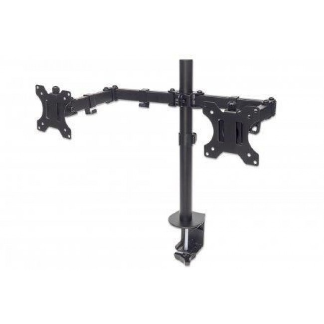 Manhattan Dual Desk Mount for TV & Monitors (Full Motion), For screens 10 Manhattan Dual Desk Mount for TV & Monitors (Full Motion), For screens 10