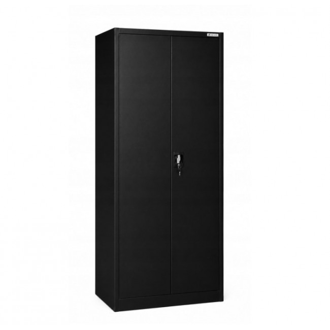 Iron Mate SATURN Metal Utility Cupboard 185x90x45 Black RAL9005