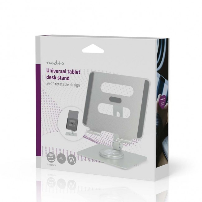 Nedis Tablet Stand Silver Nedis Tablet Stand Silver