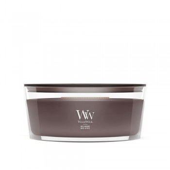 WoodWick Iris Woods wax candle Ellipse Wood Brown 1 pc(s)