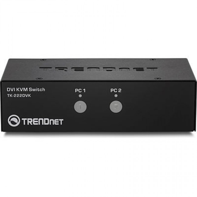 Trendnet TK-222DVK KVM switch Black Trendnet TK-222DVK KVM switch Black
