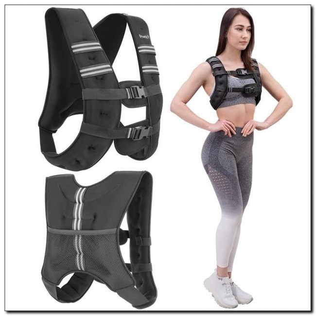Workout waistcoat with 5 kg neoprene weights HMS KTO05
