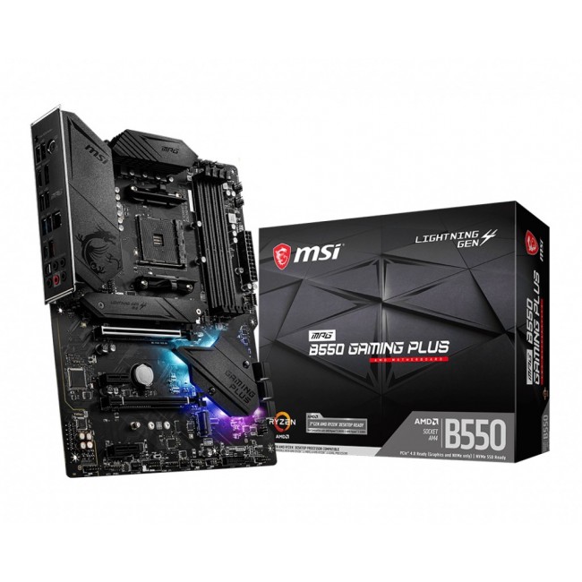 MSI MPG B550 Gaming Plus AMD B550 Socket AM4 ATX MSI MPG B550 Gaming Plus AMD B550 Socket AM4 ATX