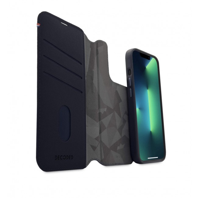 Leather Case for iPhone 14 Pro - navy Leather Case for iPhone 14 Pro - navy