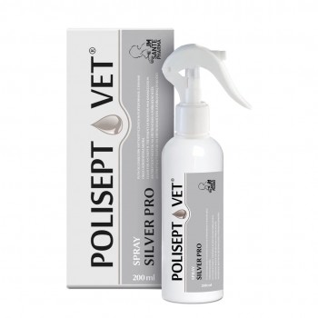 JM SANTE Polisept Vet Spray Silver Pro - wound solution for dogs and cats 200 ml