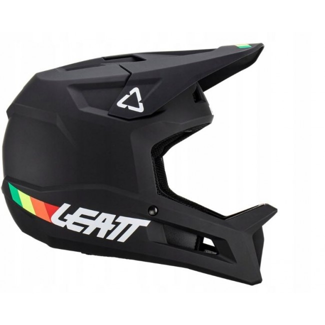 LEATT MTB Gravity 1.0 V23 Full-Face Cycling Helmet, Size M (57-58cm), Black
