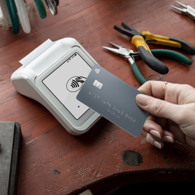 SumUp Solo Printer smart card reader Battery Wi-Fi White