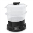 Tefal Minicompact VC139810 steam cooker 2 basket(s) Freestanding 800 W Black