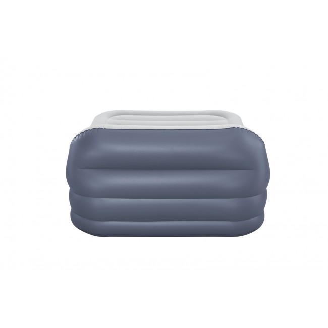 Bestway Tritech SleekFlow Headboard Air Mattress Queen with Built-in AC Pump and Antimicrobial Coating 2.26 m x 1.52 m x 84 cm