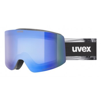 Uvex Skibrille provoqe FM winter sport goggles Black Men Blue Spherical lens