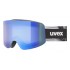 Uvex Skibrille provoqe FM winter sport goggles Black Men Blue Spherical lens