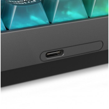 Lenovo Legion K510 Mini Pro keyboard Gaming USB US English Black, Transparent