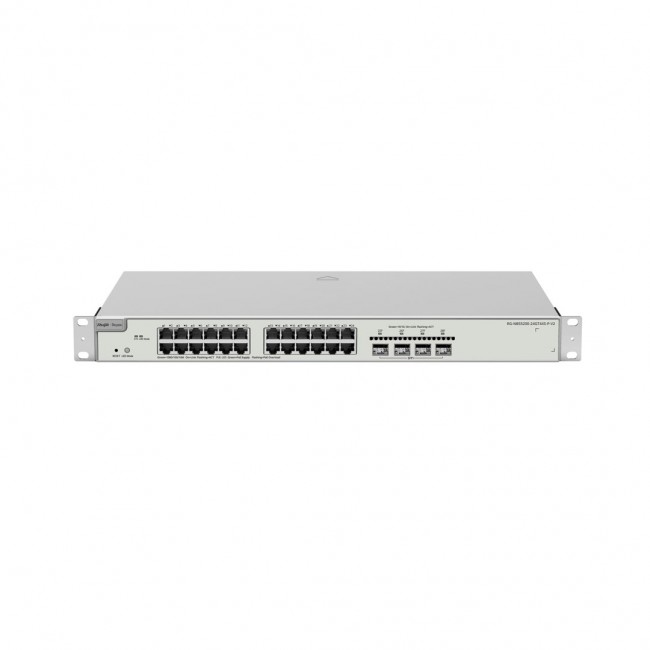 Ruijie Networks RG-NBS5200-24GT4XS-P-V2 network switch Managed L3 Gigabit Ethernet (10/100/1000) Power over Ethernet (PoE) 1U Grey