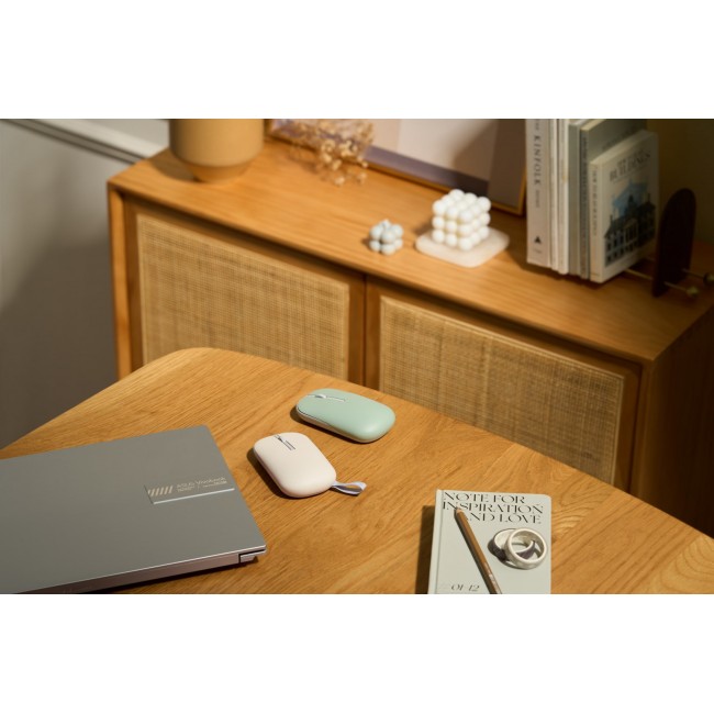 ASUS Marshmallow MD100 mouse Office Ambidextrous RF Wireless + Bluetooth Optical 1600 DPI