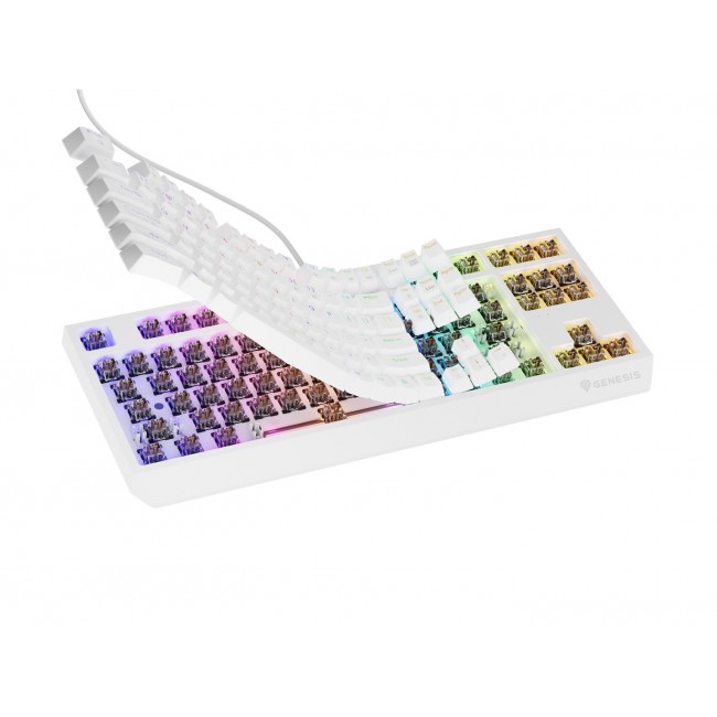 GENESIS Thor 230 TKL White Outemu Brown