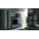 Cama Square cabinet VIGO 50/50/30 grey/grey gloss