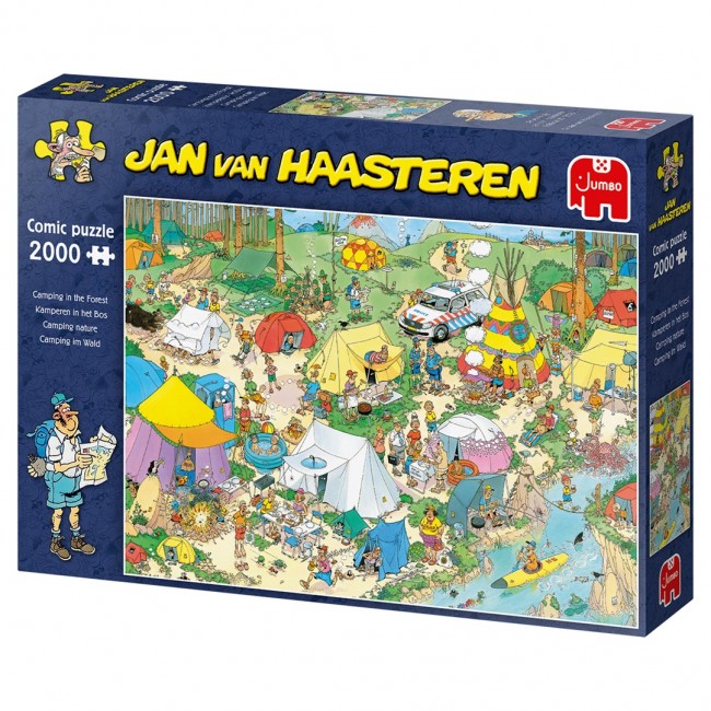 Jan van Haasteren Camping in the Forest 2000 pieces