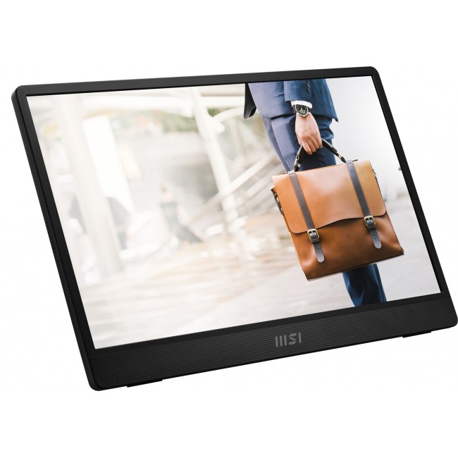 MSI PRO MP161 E2U portable TV/monitor Portable monitor Black 39.6 cm (15.6 MSI PRO MP161 E2U portable TV/monitor Portable monitor Black 39.6 cm (15.6