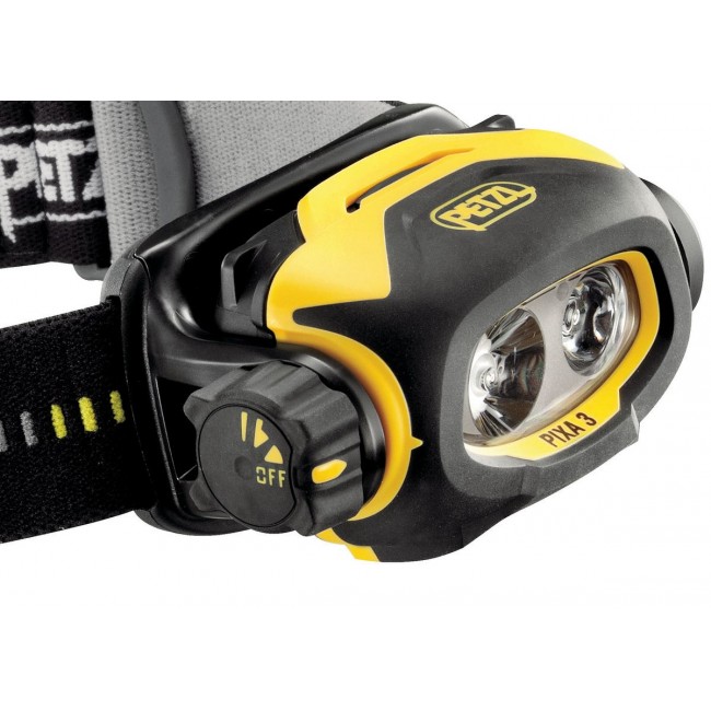 Petzl Pixa 3 Black, Yellow Headband flashlight Petzl Pixa 3 Black, Yellow Headband flashlight