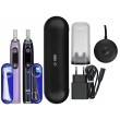 BRAUN ORAL-B ELECTRIC TOOTHBRUSH IO 9N SET DUO BLACK ONYX & ROSE QUARTZ