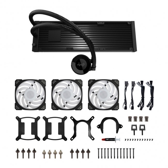 In Win IW-LC-MR36 computer cooling system Processor Liquid cooling kit 12 cm Black