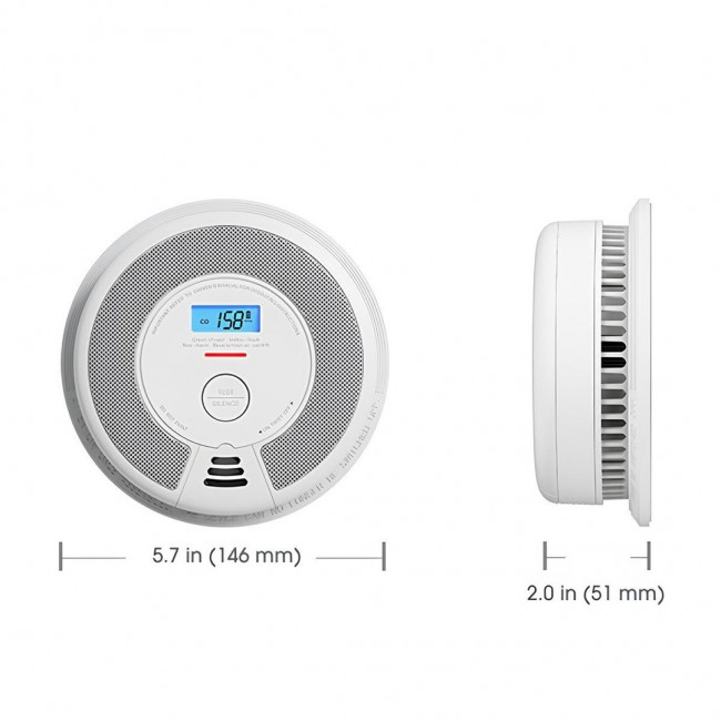 X-Sense SC07-W smoke detector Carbon monoxide detector Interconnectable Wireless X-Sense SC07-W smoke detector Carbon monoxide detector Interconnectable Wireless